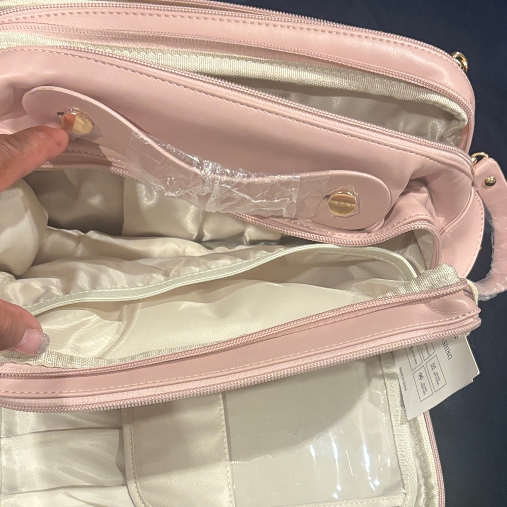 HauteHues Pink Cosmetic Bag - Picture 4 of 5